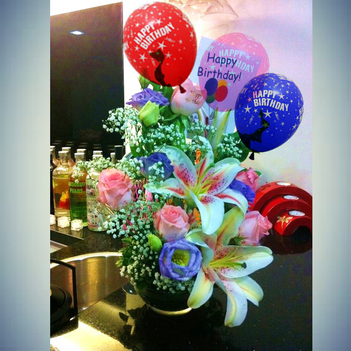 Birthday Wishes-Flower Arrangement-Flowers To Singapore-Florists Singapore