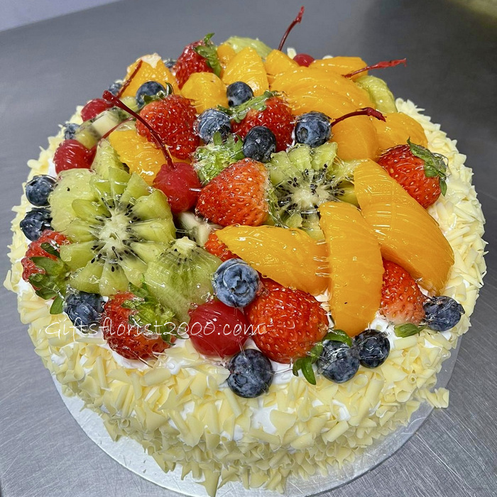 Summer Fruit Sangria Cake Recipe (video) - Tatyanas Everyday Food