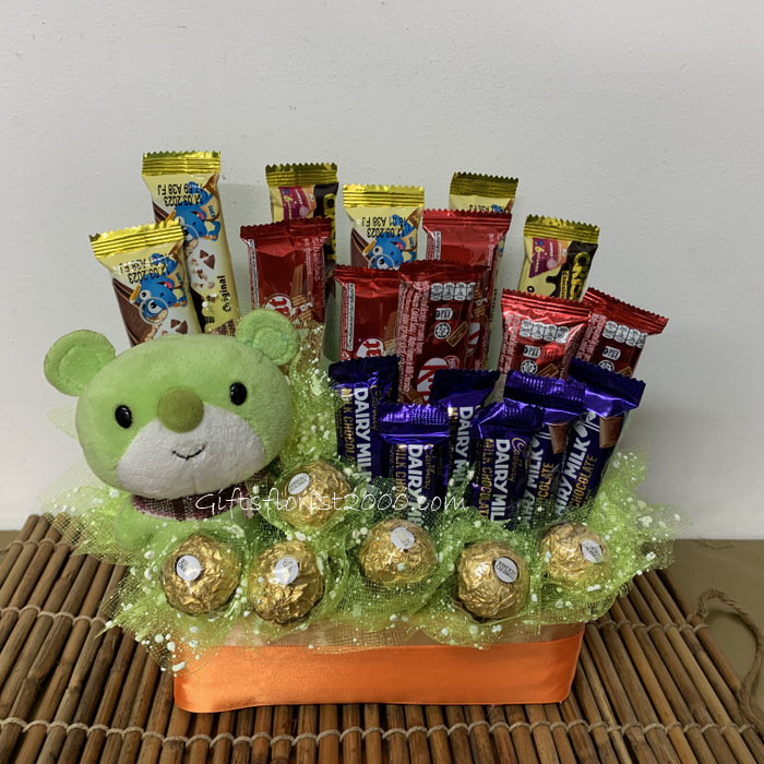 Happy Frog Candy Bouquet-CB13