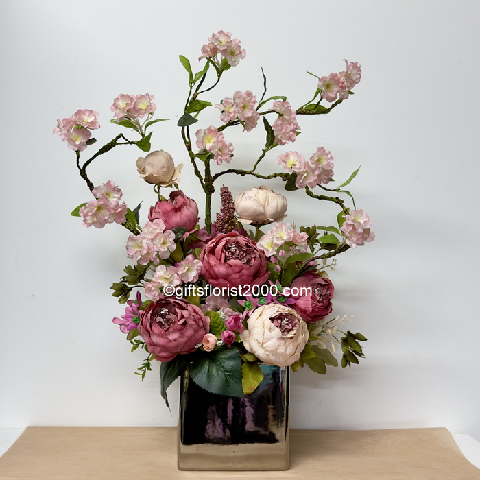 Congratulation Flowers-Silk Flowers Arrangement 32