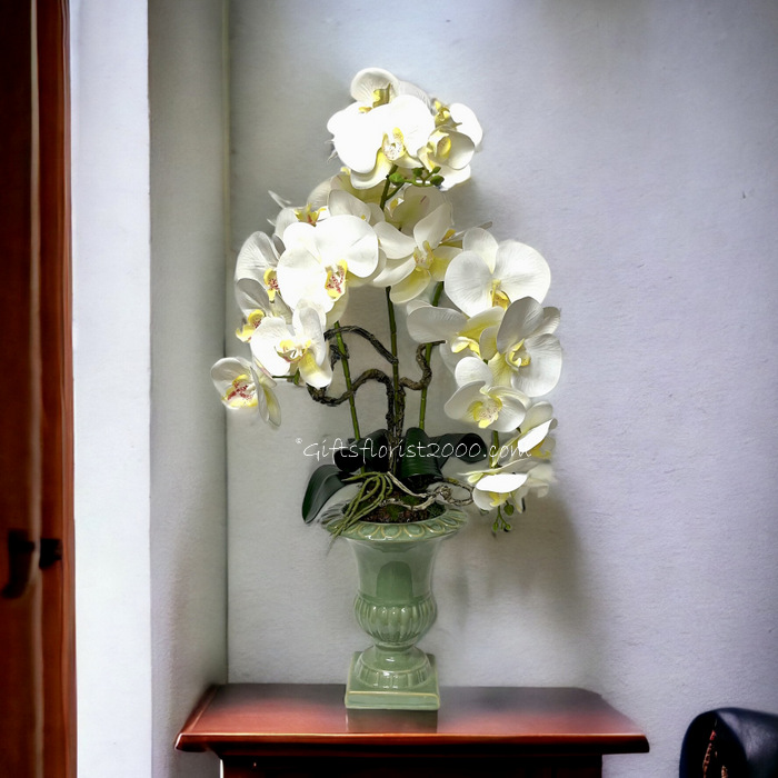 Big Pot Silk Orchid Arrangement 17